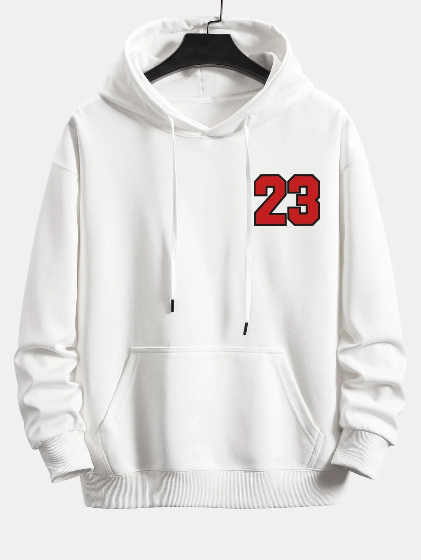 Zayn | Number 23 Print Relax Fit Hoodie - Image 12
