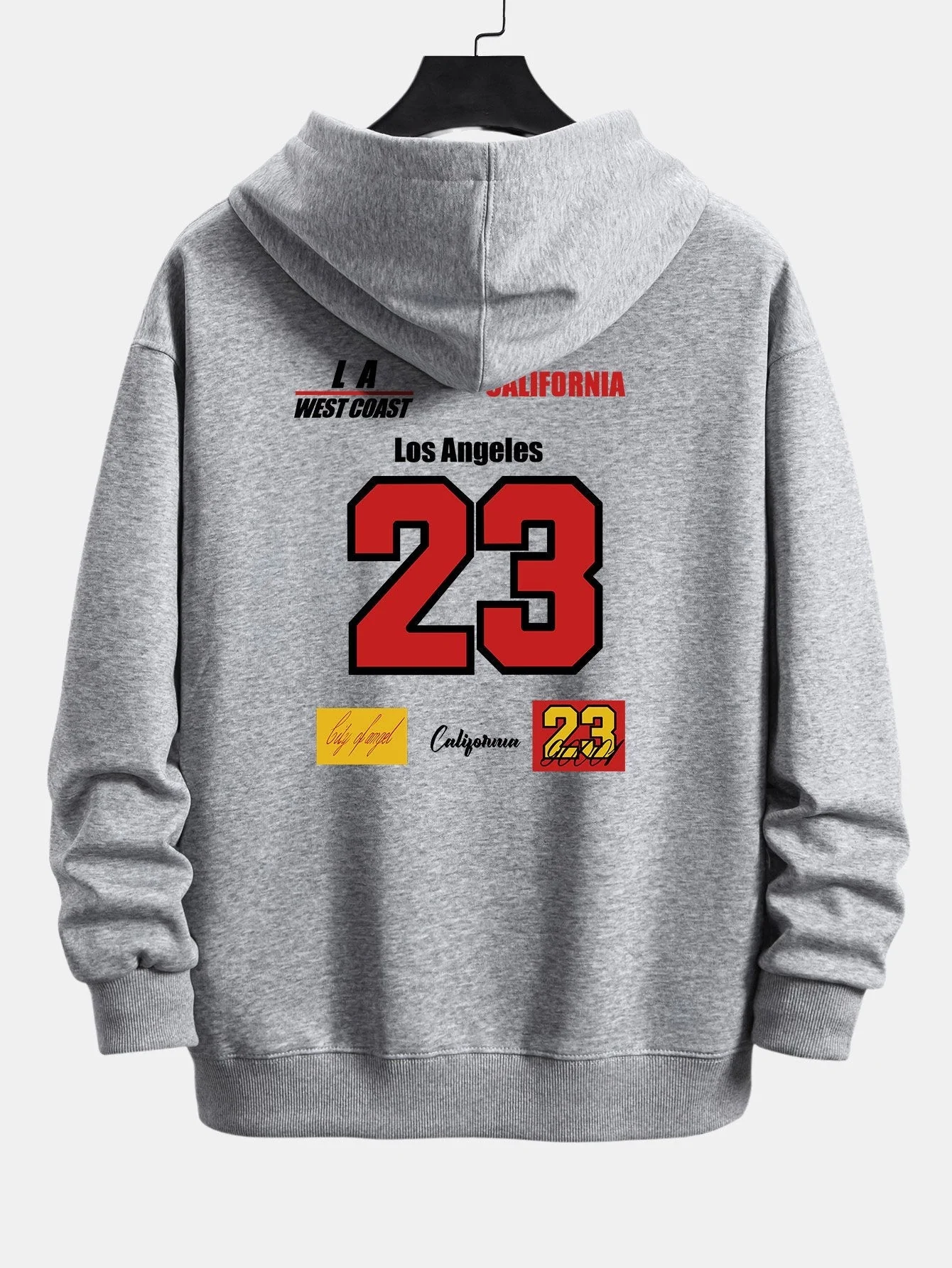 Zayn | Number 23 Print Relax Fit Hoodie - Image 2