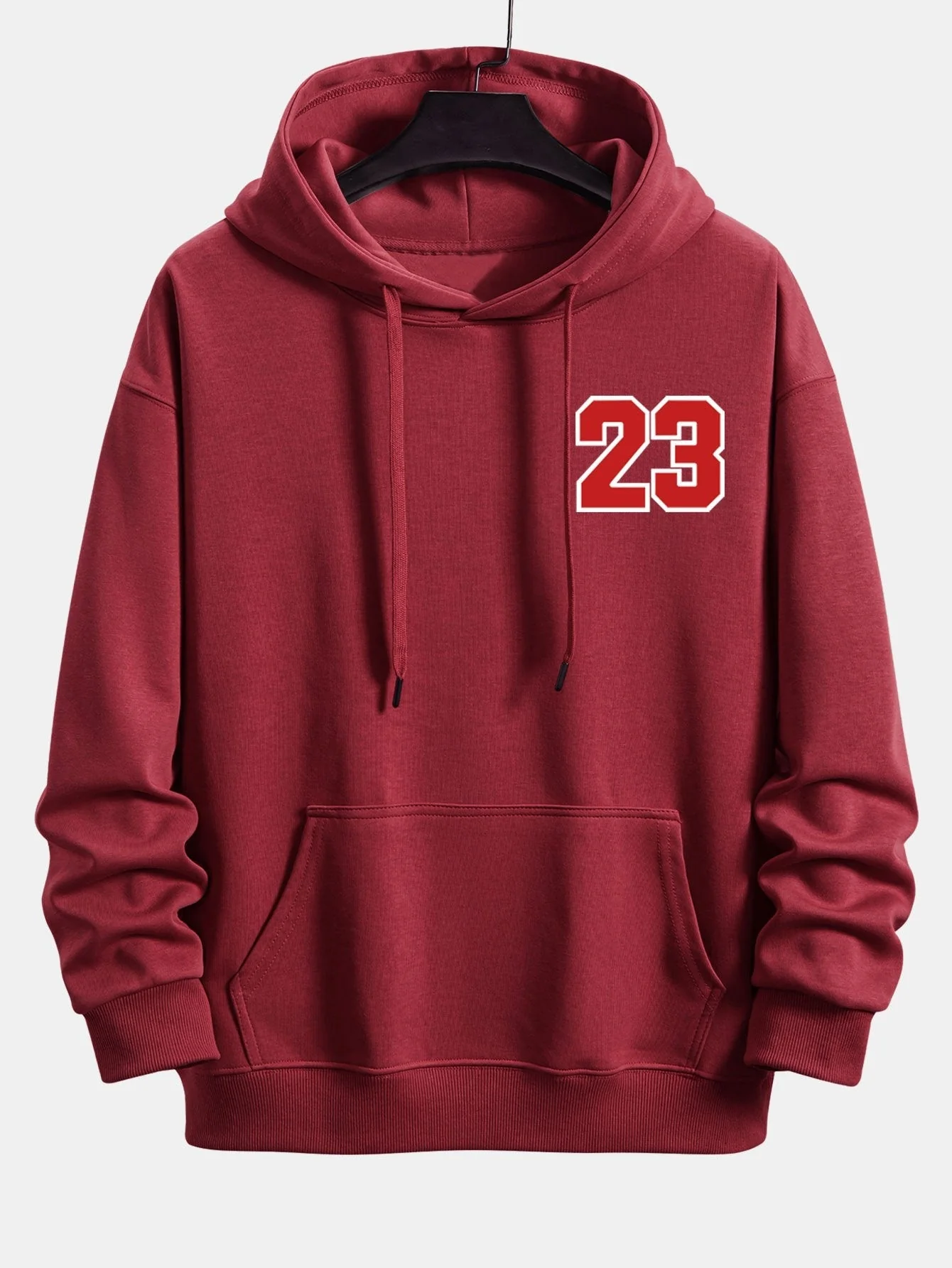 Zayn | Number 23 Print Relax Fit Hoodie - Image 7