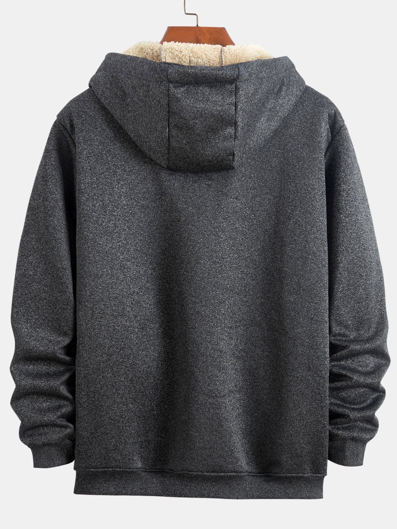 Zebulon | Teddy Lined Zip Up Hoodie - Image 5