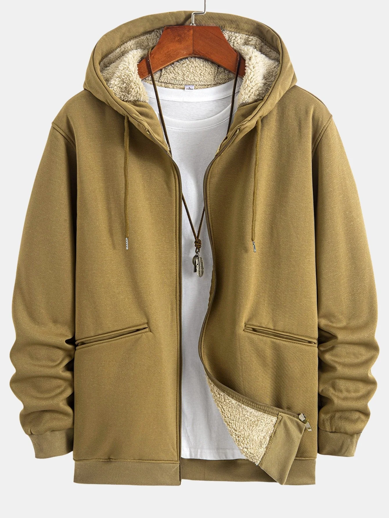 Zebulon | Teddy Lined Zip Up Hoodie - Image 8