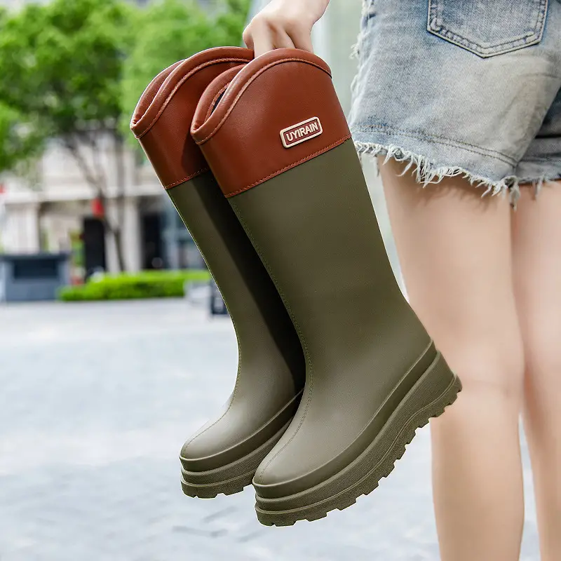 Zeke® | High Stylish Ladies Rain Boots - Image 2