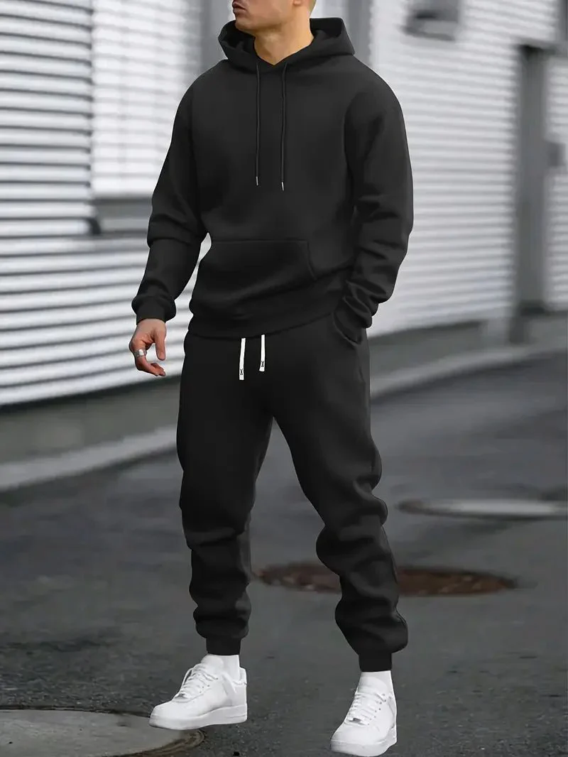 Zeki® | Men Tracksuits With Kangaroo Pocket - Image 2