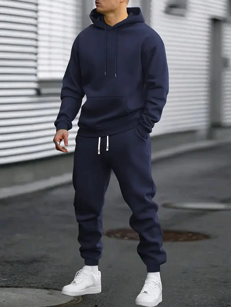Zeki® | Men Tracksuits With Kangaroo Pocket - Image 3
