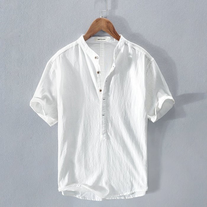 Zenón® | New Short-Sleeved Linen Shirt For Men