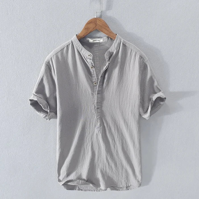Zenón® | New Short-Sleeved Linen Shirt For Men - Image 4