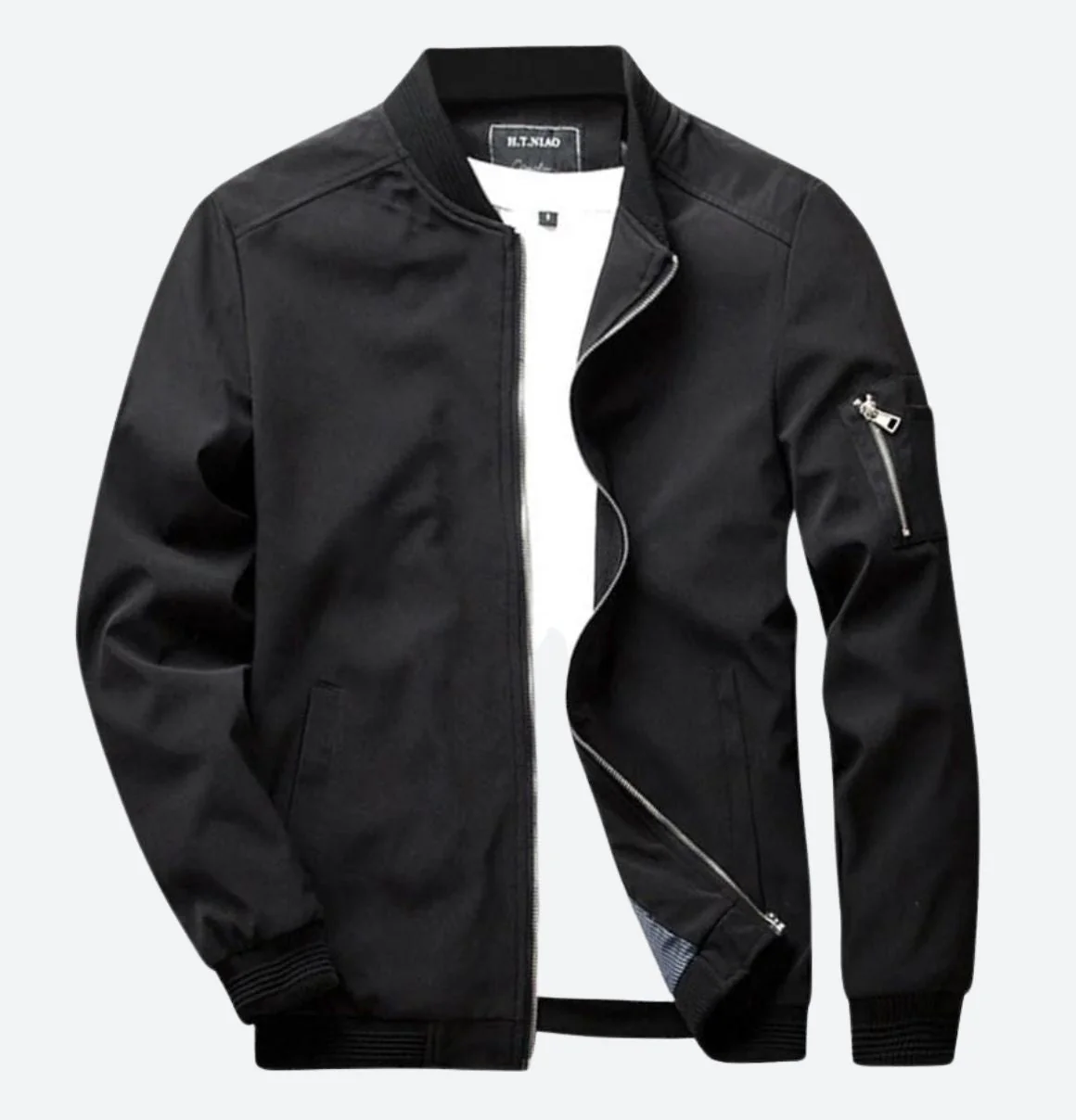Zephyr | Casual Men's Bomber Jacket - Image 2