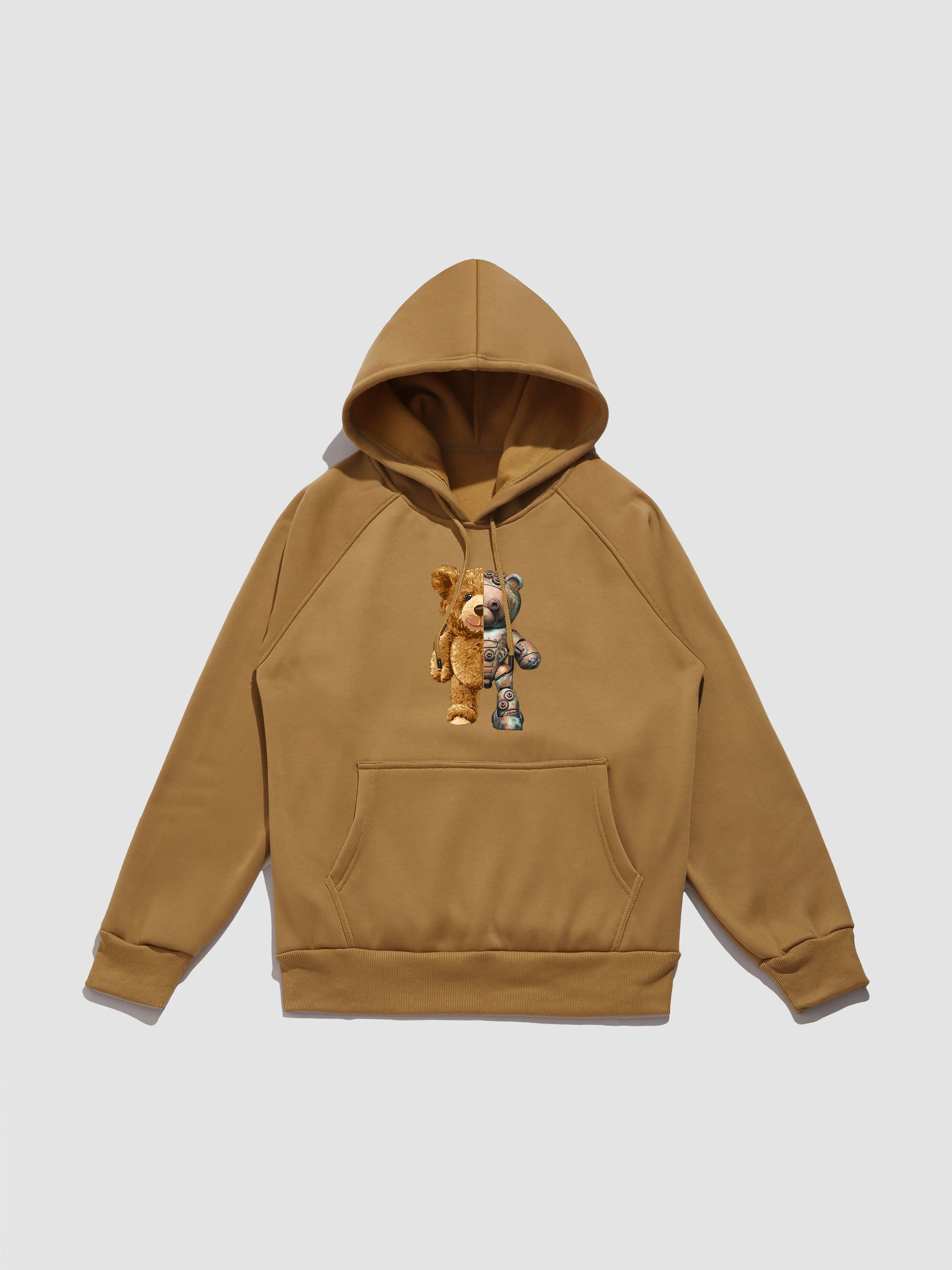 Zion | Robot Bear Graphic Print Hoodies - Image 3