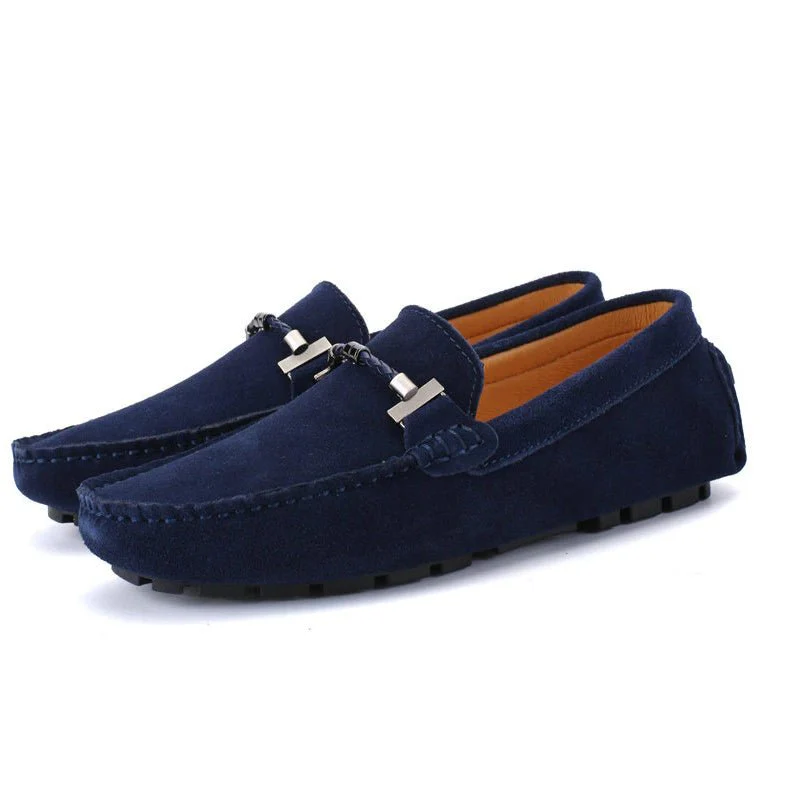 Zolly® | Navy Blue Buckle Loafer - Image 3