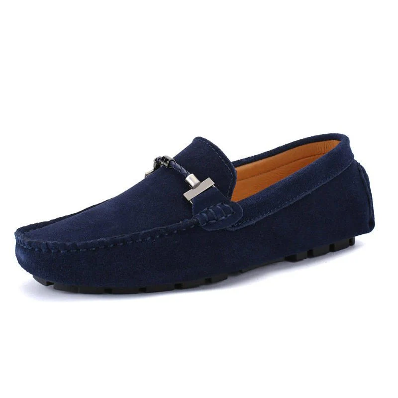 Zolly® | Navy Blue Buckle Loafer - Image 4