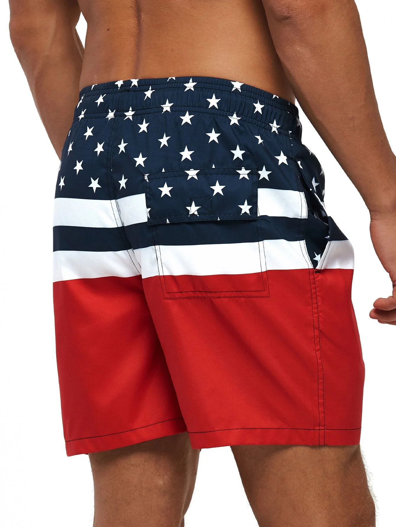 Zosima | Stars And Stripes Print Swim Shorts - Image 3