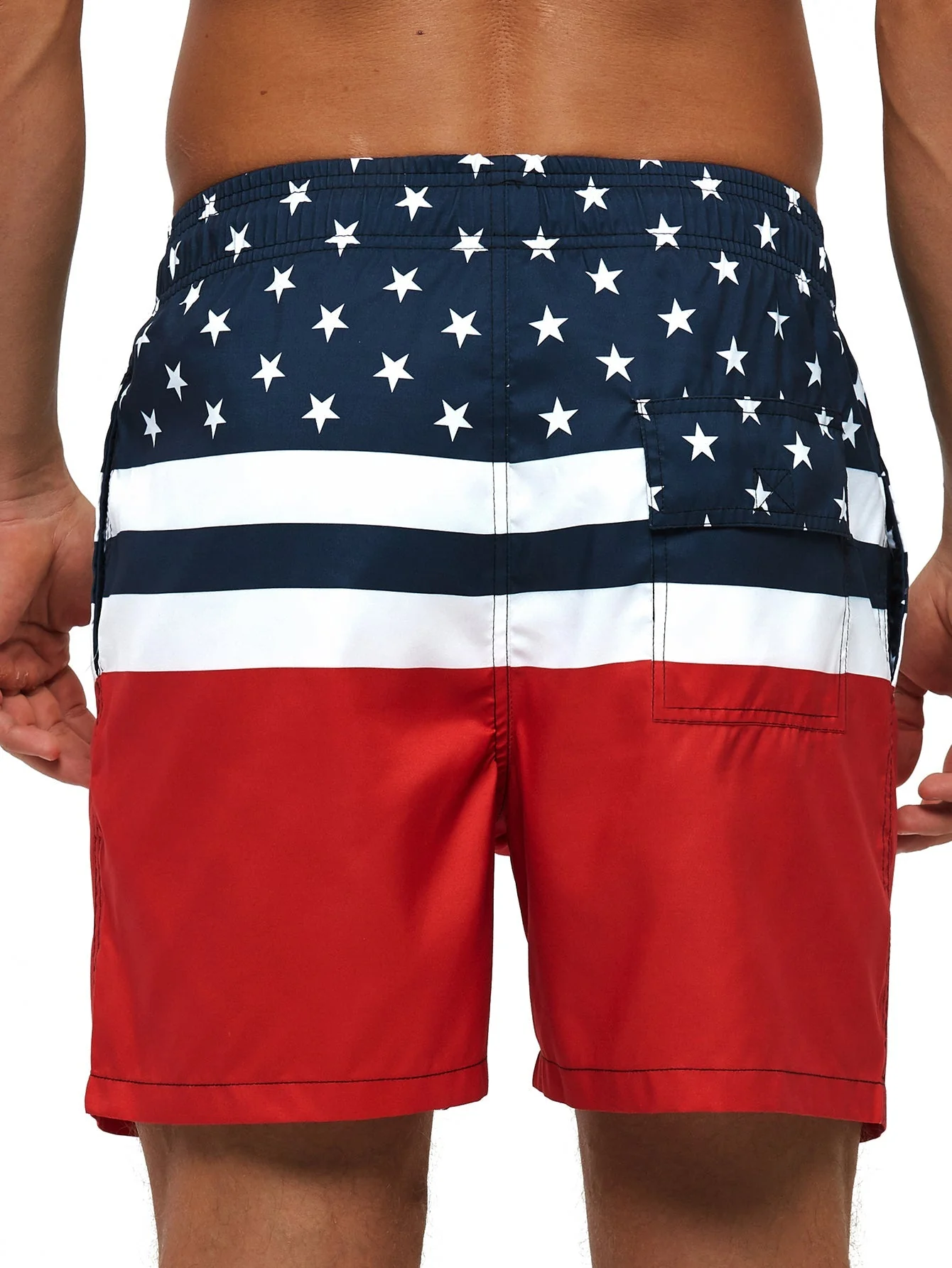 Zosima | Stars And Stripes Print Swim Shorts - Image 4